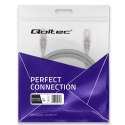 Qoltec Kabel Patchcord UTP | CAT5e | 2 x RJ-45 | 5m | High speed | Gold