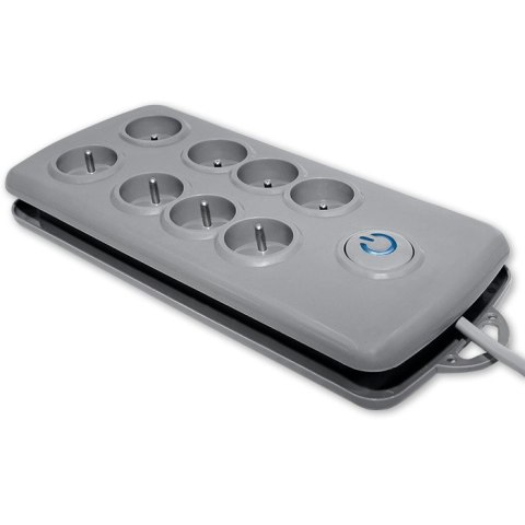 Qoltec Listwa antyprzepięciowa | 8 gniazd | 2.5m Qoltec Listwa antyprzepięciowa | 8 gniazd | 2.5m