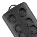 Qoltec Listwa antyprzepięciowa Qoltec | 8 gniazd | 2.5m Qoltec Listwa antyprzepięciowa Qoltec | 8 gniazd | 2.5m
