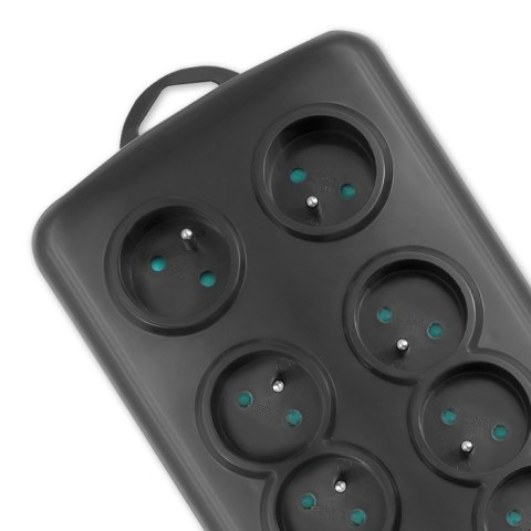 Qoltec Listwa antyprzepięciowa Qoltec | 8 gniazd | 2.5m Qoltec Listwa antyprzepięciowa Qoltec | 8 gniazd | 2.5m