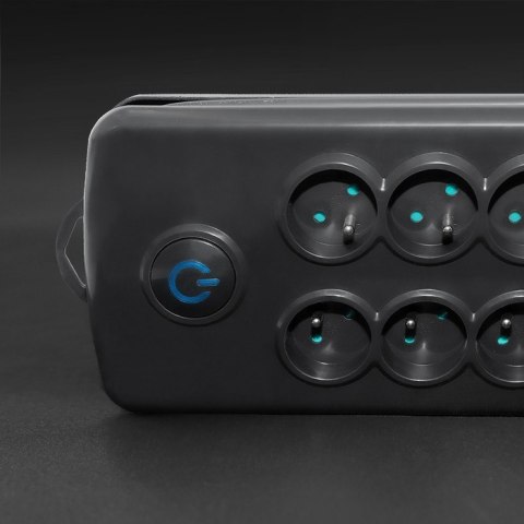 Qoltec Listwa antyprzepięciowa Qoltec | 8 gniazd | 2.5m Qoltec Listwa antyprzepięciowa Qoltec | 8 gniazd | 2.5m