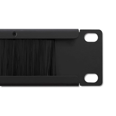 Qoltec Przepust szczotkowy do szaf RACK 19" | 1U