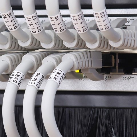 Qoltec Przepust szczotkowy do szaf RACK 19" | 1U