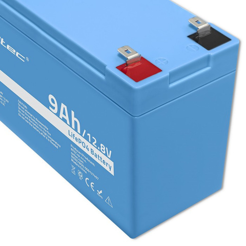Akumulator LiFePO4 Litowo-Żelazowo-Fosfor | 12.8V | 9Ah | 115.2Wh | BMS