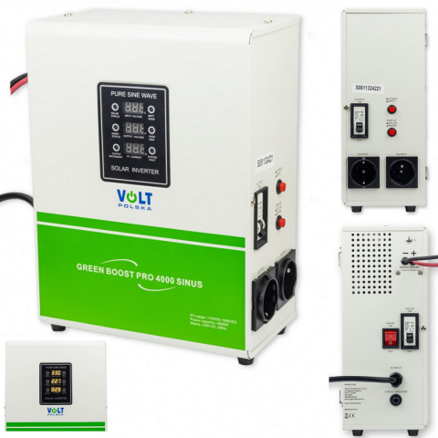 Zestaw solarny do grzania wody Green Boost Pro 4000/4000W Sinus Bypass Zestaw solarny do grzania wody Green Boost Pro 4000/4000W Sinus Bypass