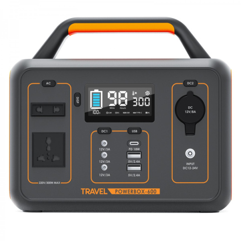 Przenośny magazyn energii TRAVEL POWERBOX OPTI 600 (300W) Przenośny magazyn energii TRAVEL POWERBOX OPTI 600 (300W)