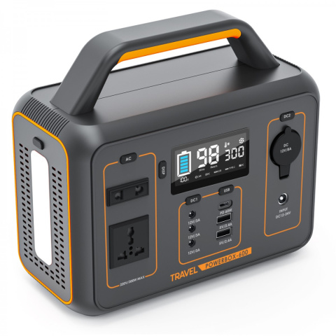 Przenośny magazyn energii TRAVEL POWERBOX OPTI 600 (300W) Przenośny magazyn energii TRAVEL POWERBOX OPTI 600 (300W)
