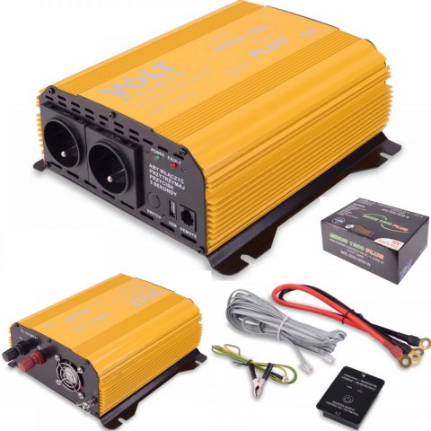 Przetwornica napięcia SINUS PLUS 1200 12/230V (600/1200W) + pilot