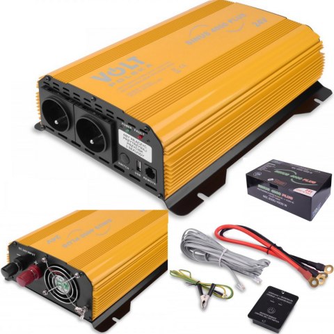 Przetwornica napięcia SINUS PLUS 4000 24/230V (2000/4000W)+pilot Czysty sinus Przetwornica napięcia SINUS PLUS 4000 24/230V (2000/4000W)+pilot Czysty sinus