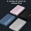 Qoltec Aluminiowa Obudowa | Kieszeń na dysk SSD HDD 2.5" | SATA | USB 3.0 | Super speed 5Gb/s | 2TB | Różowy
