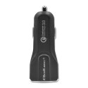 Qoltec Ładowarka samochodowa | Qualcomm QuickCharge 3.0 12-24V | 3A | USB Qoltec Ładowarka samochodowa | Qualcomm QuickCharge 3.0 12-24V | 3A | USB