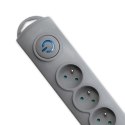 Qoltec Listwa antyprzepięciowa | 4 gniazda | 2.5m Qoltec Listwa antyprzepięciowa | 4 gniazda | 2.5m