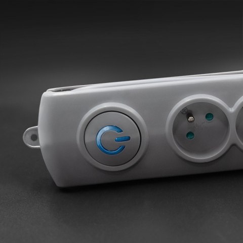 Qoltec Listwa antyprzepięciowa | 5 gniazd | 3m Qoltec Listwa antyprzepięciowa | 5 gniazd | 3m