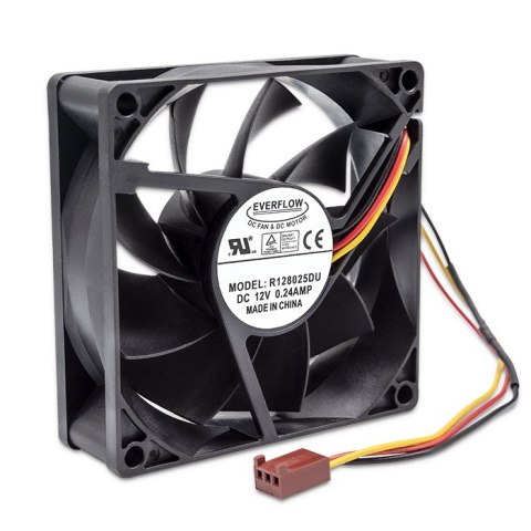 Qoltec Wentylator GT 8025 | 19dBA | 12V | 3PIN | Silent