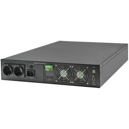 Qoltec Zasilacz awaryjny UPS do RACK | 2.4kVA | 2400W | Power Factory 1.0 | LCD | On-line
