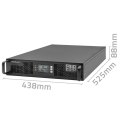 Qoltec Zasilacz awaryjny UPS do RACK | 2.4kVA | 2400W | Power Factory 1.0 | LCD | On-line