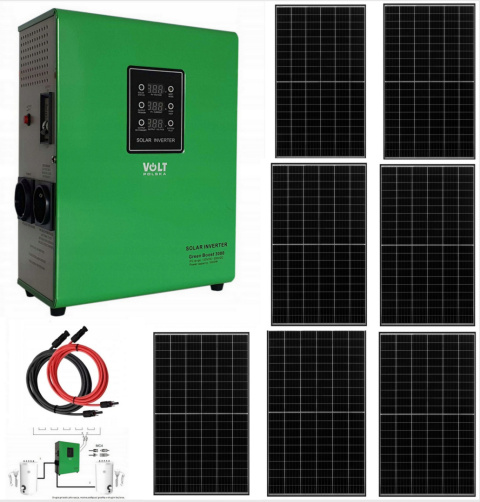 Zestaw solarny do grzania wody Green Boost 3000/3185W 7xPanel 455W Zestaw solarny do grzania wody Green Boost 3000/3185W 7xPanel 455W