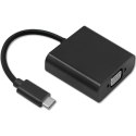 Adapter USB 3.1 typ C męski/VGA żeński | 1080P | 23 cm Adapter USB 3.1 typ C męski/VGA żeński | 1080P | 23 cm