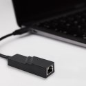 Adapter USB typ C męski/ RJ-45 żeński | 20cm Adapter USB typ C męski/ RJ-45 żeński | 20cm