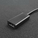 Adapter USB typ C męski/DP żeński | 4K | 23cm Adapter USB typ C męski/DP żeński | 4K | 23cm