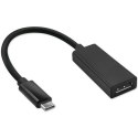 Adapter USB typ C męski/DP żeński | 4K | 23cm Adapter USB typ C męski/DP żeński | 4K | 23cm