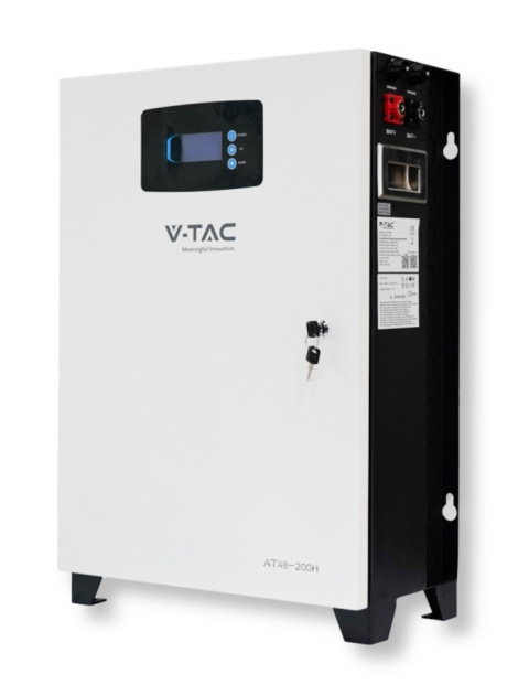 Magazyn Bank Energii V-TAC Powerbank AT48-200H 10.24kWh 200Ah/51.2V 10240Wh LiFePO4 VT-12040 Magazyn Bank Energii V-TAC Powerbank AT48-200H 10.24kWh 200Ah/51.2V 10240Wh LiFePO4 VT-12040