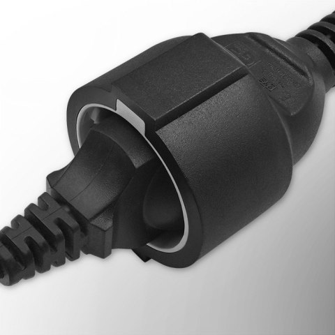 Qoltec Adapter IEC 320 C14/ SCHUKO | 0.15M Qoltec Adapter IEC 320 C14/ SCHUKO | 0.15M