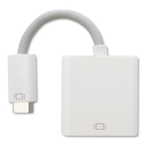 Qoltec Adapter Mini DVI męska | DVI (24+5) żeńska |0.17m Qoltec Adapter Mini DVI męska | DVI (24+5) żeńska |0.17m
