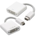 Qoltec Adapter Mini DVI męska | DVI (24+5) żeńska |0.17m Qoltec Adapter Mini DVI męska | DVI (24+5) żeńska |0.17m