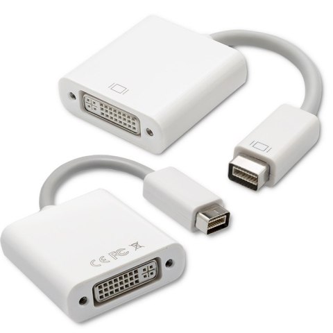 Qoltec Adapter Mini DVI męska | DVI (24+5) żeńska |0.17m Qoltec Adapter Mini DVI męska | DVI (24+5) żeńska |0.17m