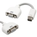 Qoltec Adapter Mini DVI męska | VGA żeńska | 0.15m Qoltec Adapter Mini DVI męska | VGA żeńska | 0.15m