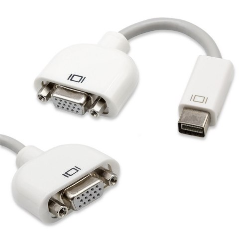 Qoltec Adapter Mini DVI męska | VGA żeńska | 0.15m Qoltec Adapter Mini DVI męska | VGA żeńska | 0.15m