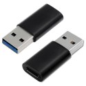 Qoltec Adapter USB typ A męski | USB typ C żeński Qoltec Adapter USB typ A męski | USB typ C żeński
