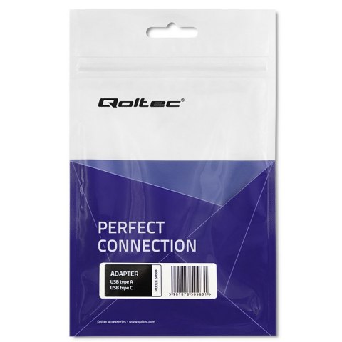 Qoltec Adapter USB typ A męski | USB typ C żeński Qoltec Adapter USB typ A męski | USB typ C żeński