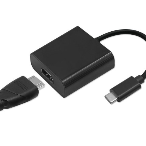 Qoltec Adapter USB typ C męski / HDMI żeński | 4K | 23cm Qoltec Adapter USB typ C męski / HDMI żeński | 4K | 23cm