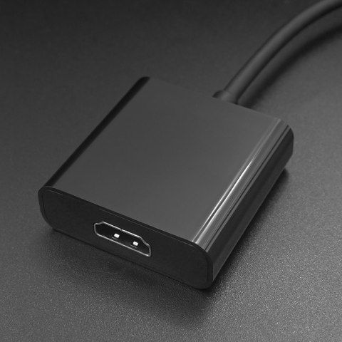 Qoltec Adapter USB typ C męski / HDMI żeński | 4K | 23cm Qoltec Adapter USB typ C męski / HDMI żeński | 4K | 23cm