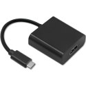 Qoltec Adapter USB typ C męski / HDMI żeński | 4K | 23cm Qoltec Adapter USB typ C męski / HDMI żeński | 4K | 23cm