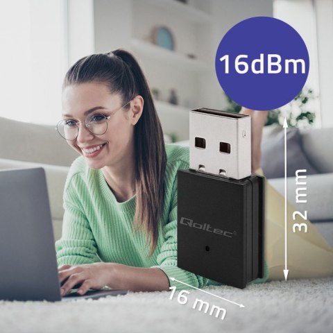 Qoltec Bezprzewodowy mini adapter WiFi Standard N | BT 4.0 USB Qoltec Bezprzewodowy mini adapter WiFi Standard N | BT 4.0 USB