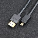 Qoltec Kabel HDMI A męski | Micro HDMI D męski | 1.5m Qoltec Kabel HDMI A męski | Micro HDMI D męski | 1.5m