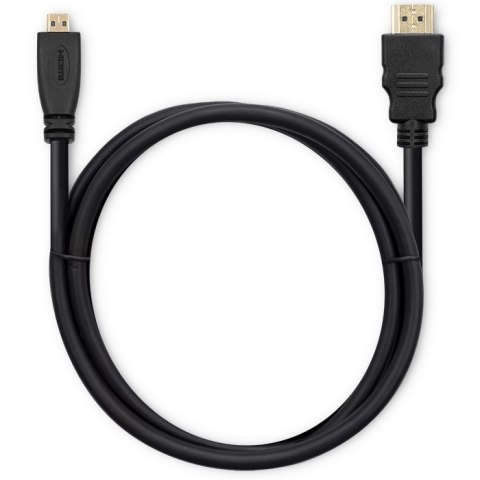 Qoltec Kabel HDMI A męski | Micro HDMI D męski | 1m Qoltec Kabel HDMI A męski | Micro HDMI D męski | 1m