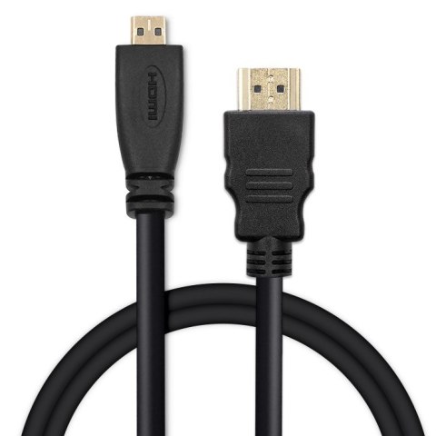 Qoltec Kabel HDMI A męski | Micro HDMI D męski | 1m Qoltec Kabel HDMI A męski | Micro HDMI D męski | 1m