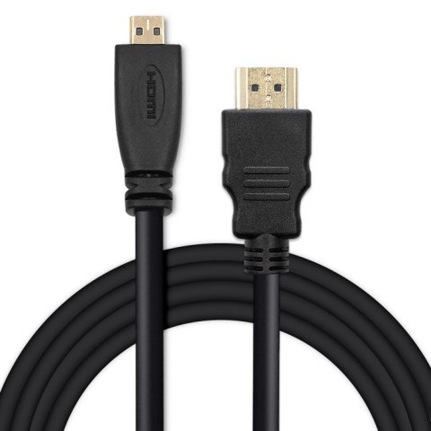 Qoltec Kabel HDMI A męski | Micro HDMI D męski | 2m Qoltec Kabel HDMI A męski | Micro HDMI D męski | 2m