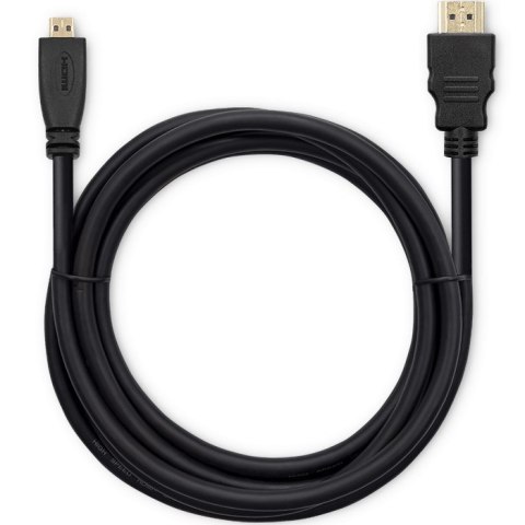 Qoltec Kabel HDMI A męski | Micro HDMI D męski | 3m Qoltec Kabel HDMI A męski | Micro HDMI D męski | 3m
