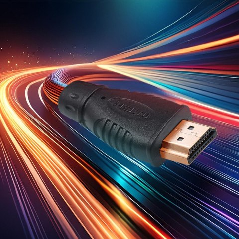Qoltec Kabel HDMI High Speed With Eth. A męski | A męski | 2m Qoltec Kabel HDMI High Speed With Eth. A męski | A męski | 2m