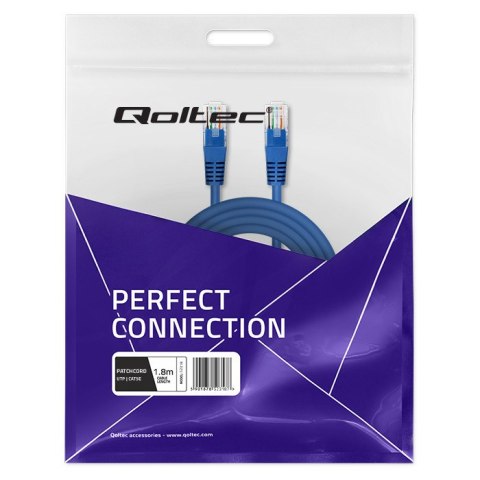 Qoltec Kabel Patchcord UTP | CAT5E | 1.8m Qoltec Kabel Patchcord UTP | CAT5E | 1.8m