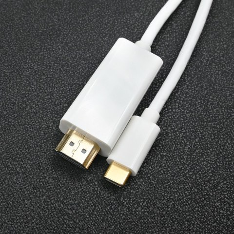 Qoltec Kabel USB 3.1 typ C męski/ HDMI A męski | 4K | Alternate mode | 1m