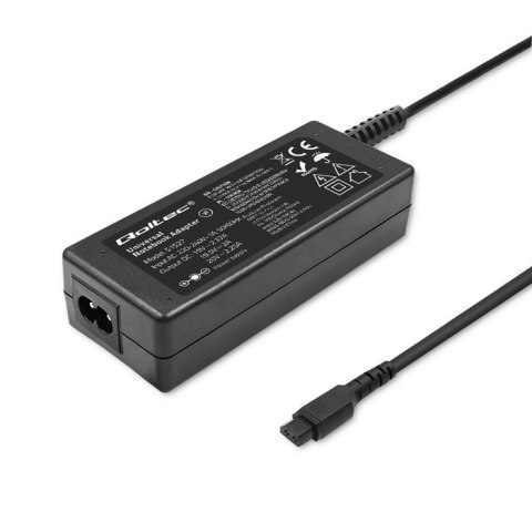 Qoltec Uniwersalny automatyczny zasilacz sieciowy 45W| 8 wtyczek |+ kabel zasilający Qoltec Uniwersalny automatyczny zasilacz sieciowy 45W| 8 wtyczek |+ kabel zasilający