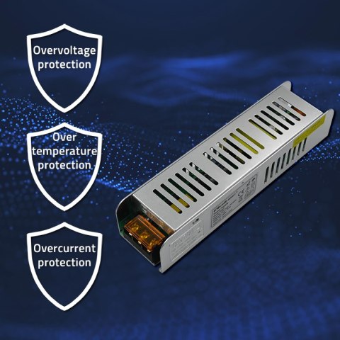 Qoltec Zasilacz impulsowy LED IP20 | 100W | 12V | 8.3A | Slim Qoltec Zasilacz impulsowy LED IP20 | 100W | 12V | 8.3A | Slim