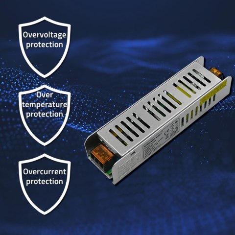 Qoltec Zasilacz impulsowy LED IP20 | 60W | 12V | 5A | Slim Qoltec Zasilacz impulsowy LED IP20 | 60W | 12V | 5A | Slim