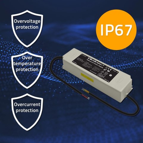 Qoltec Zasilacz impulsowy LED IP67 | 150W | 12V | 12.5A | Wodoodporny Qoltec Zasilacz impulsowy LED IP67 | 150W | 12V | 12.5A | Wodoodporny